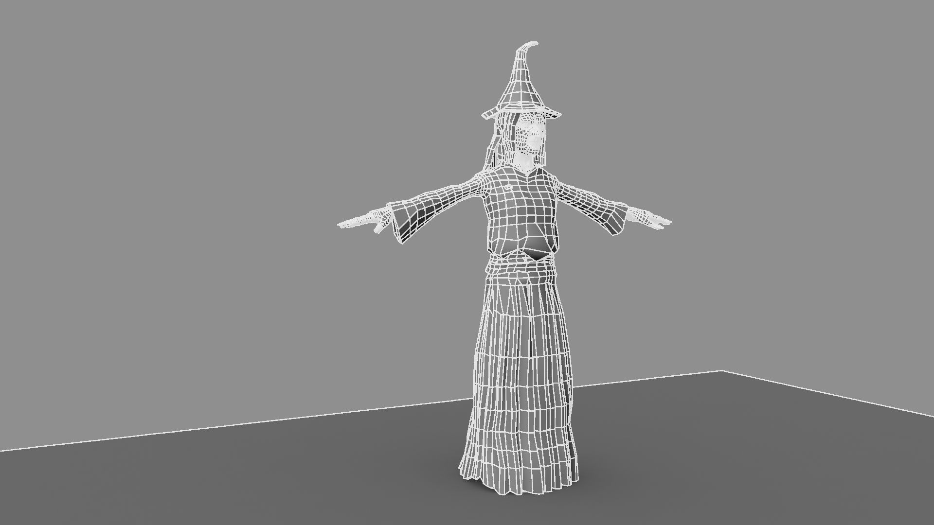 Witch Female 3D model_31