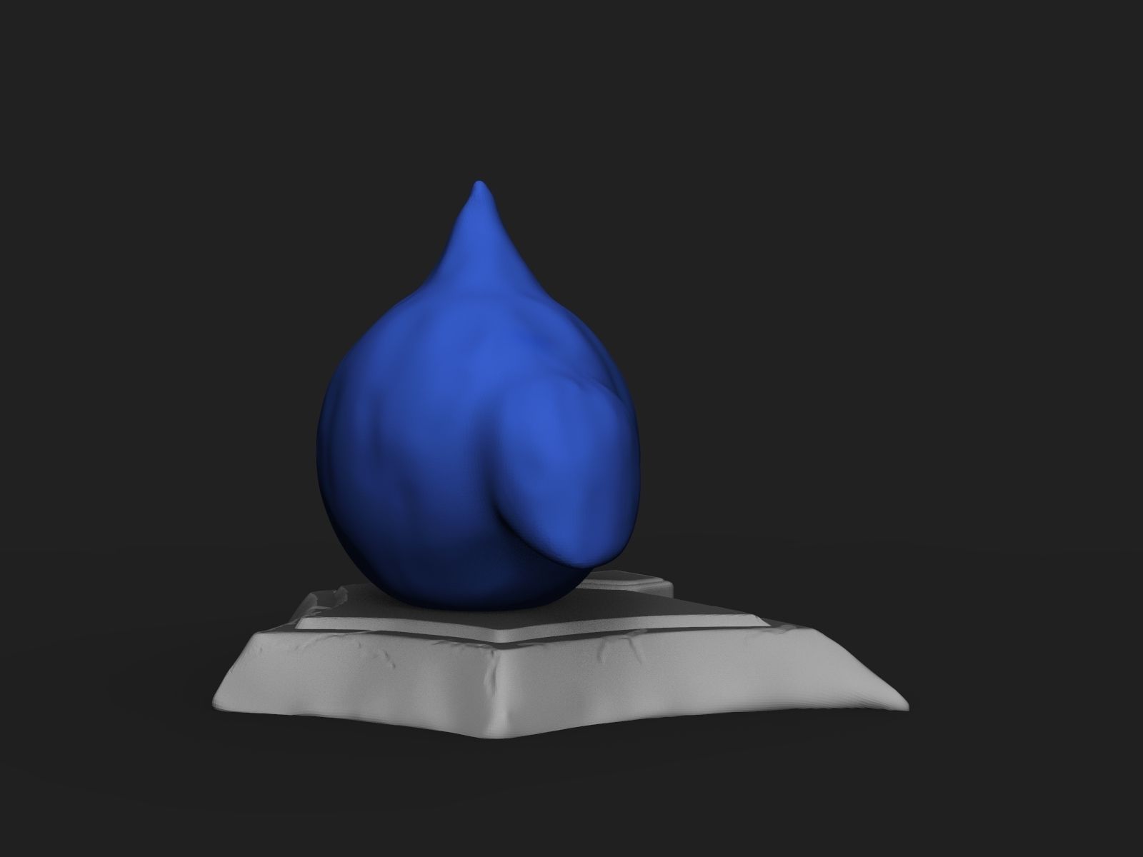 River sprite 3D print model_5