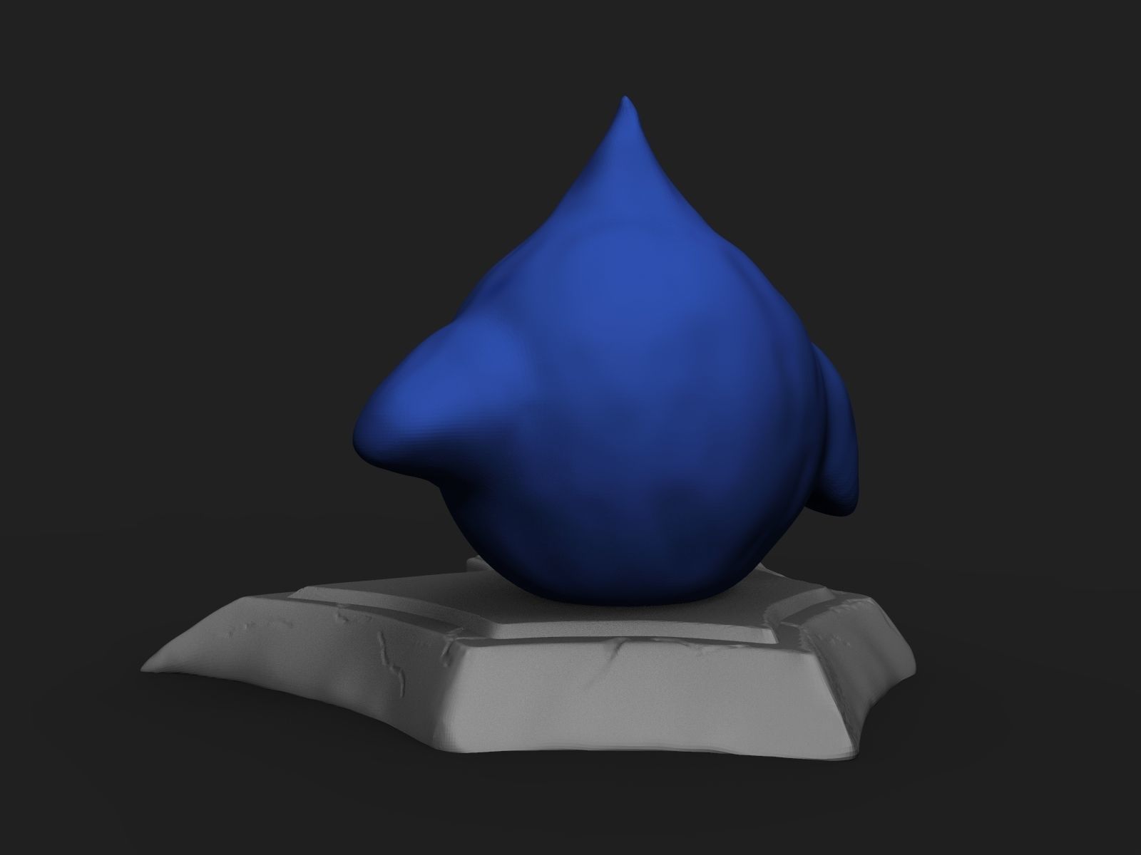 River sprite 3D print model_3