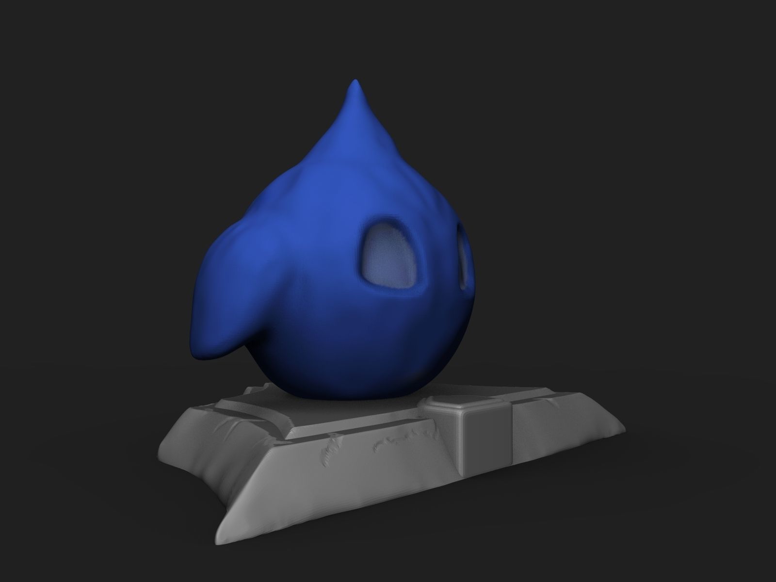 River sprite 3D print model_6