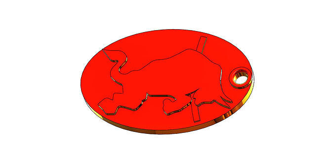 Red Bull Key FOB 3D print model