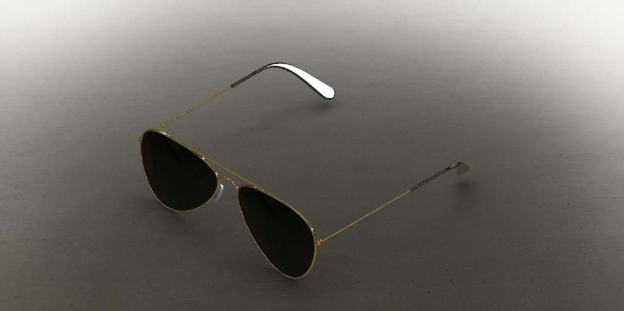 Ray-Ban Sunglasses 3D print model_44