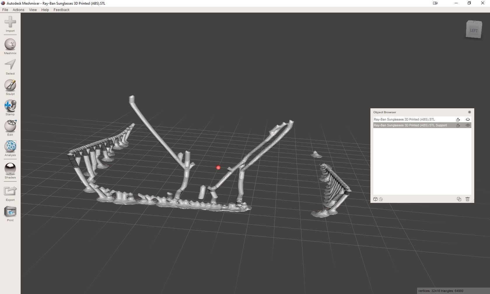 Ray-Ban Sunglasses 3D print model_39