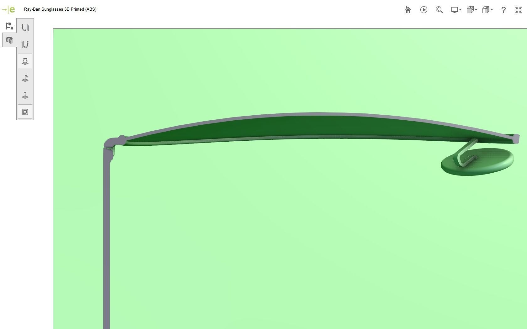 Ray-Ban Sunglasses 3D print model_31