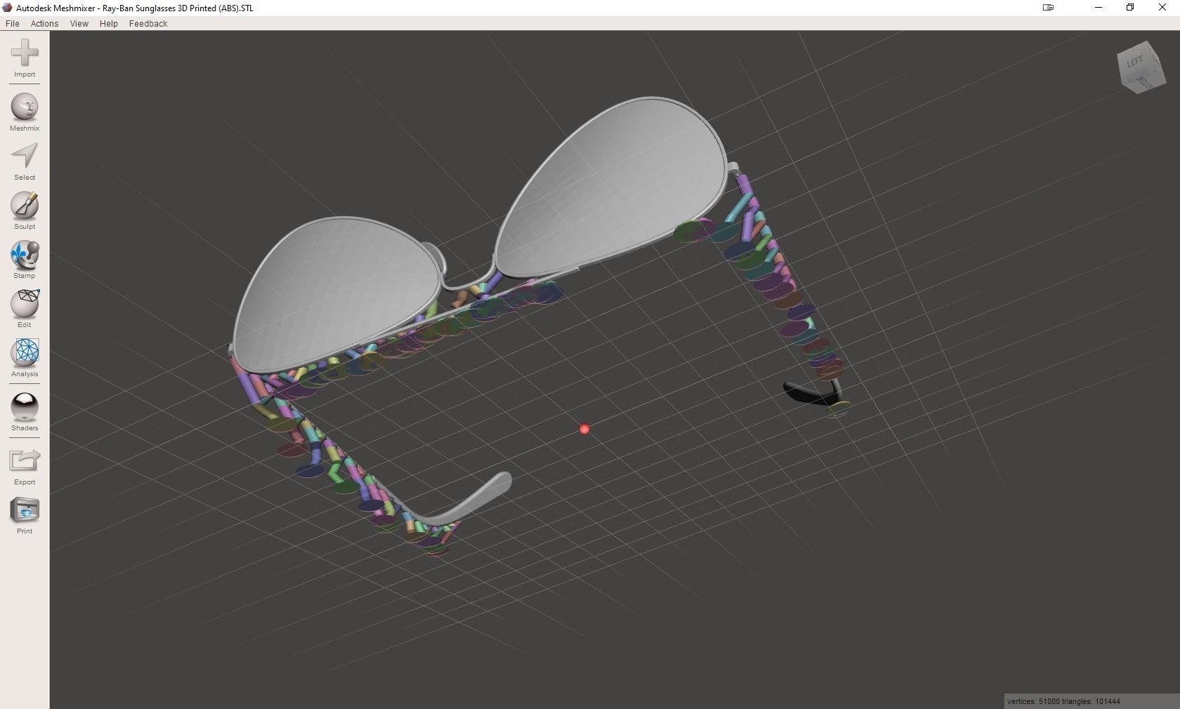 Ray-Ban Sunglasses 3D print model_40