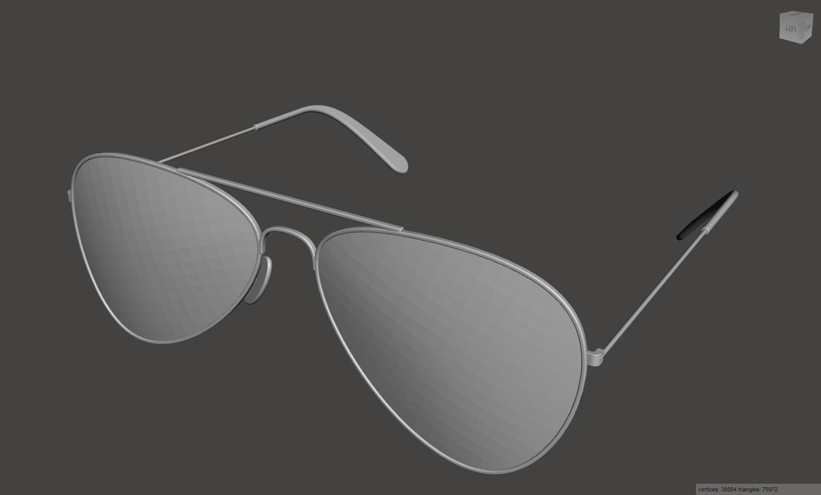 Ray-Ban Sunglasses 3D print model_2