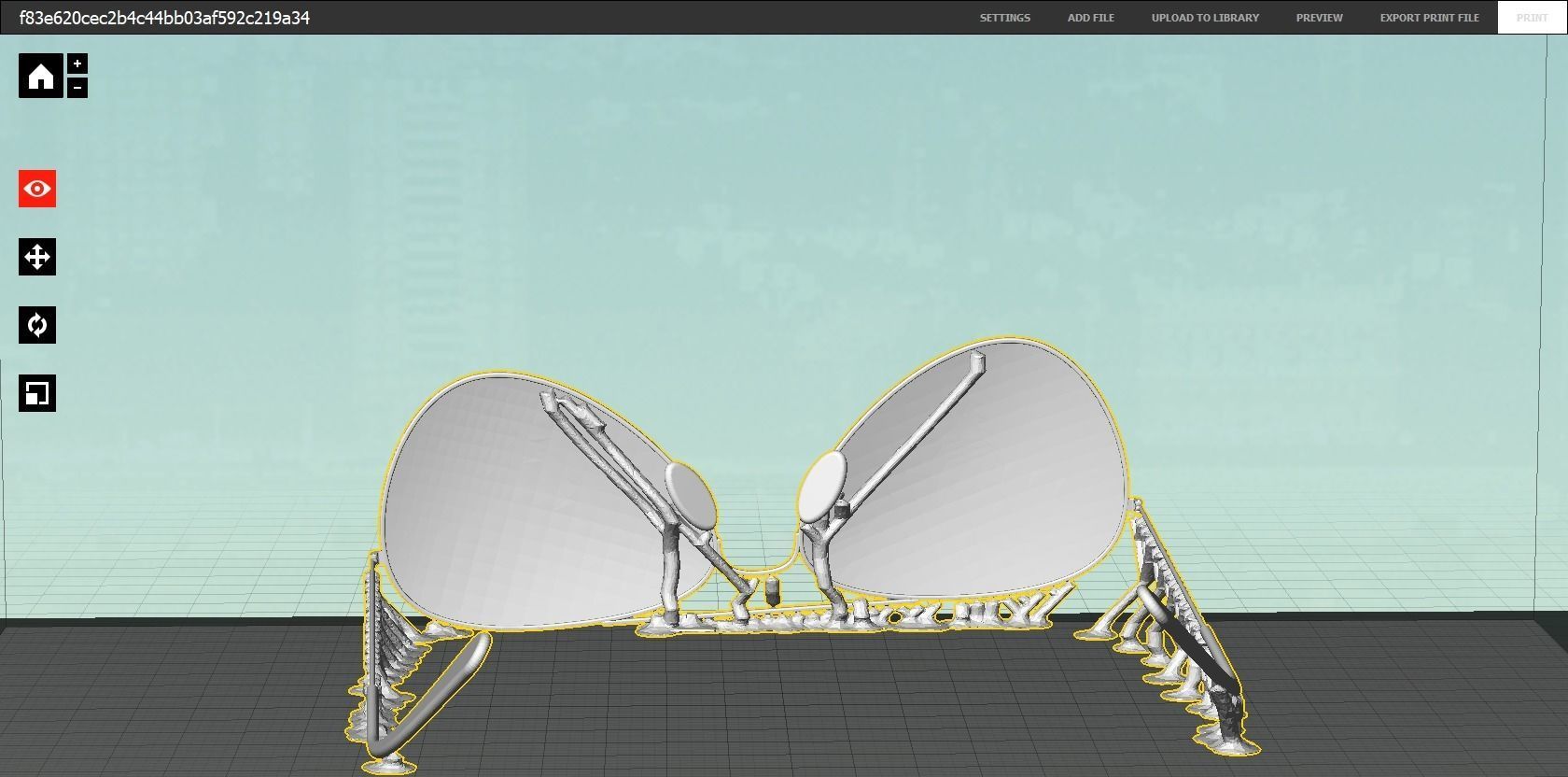 Ray-Ban Sunglasses 3D print model_42