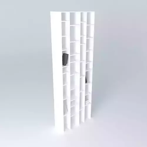 Decorative shelving 3D model
