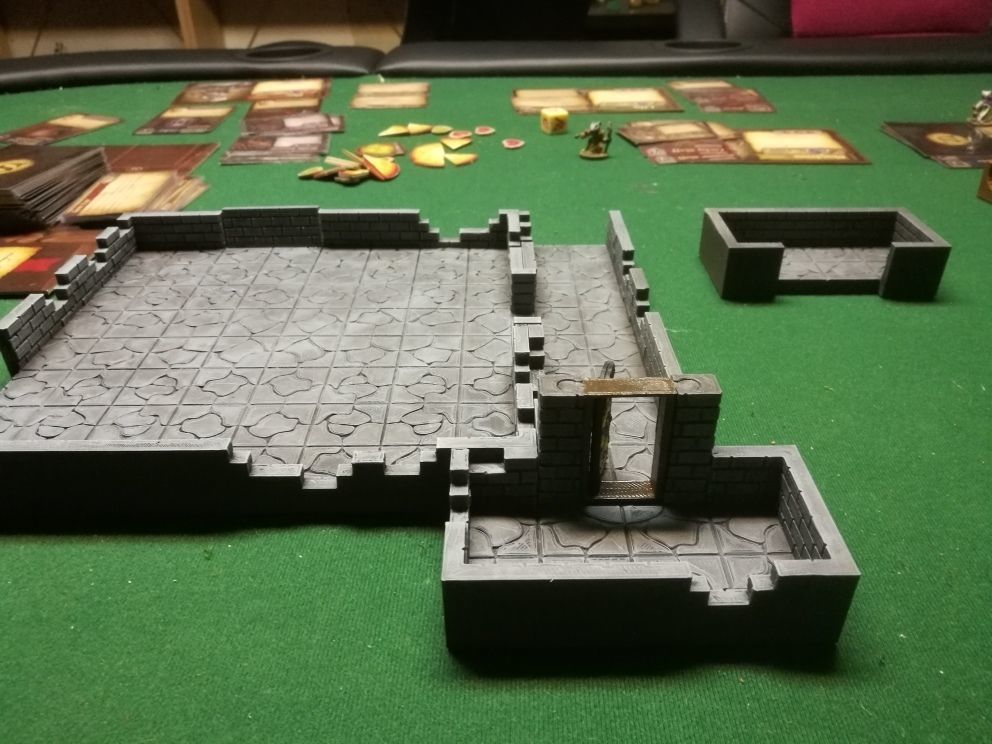 DCRRE dungeon rooms and connectors 3D print model_1