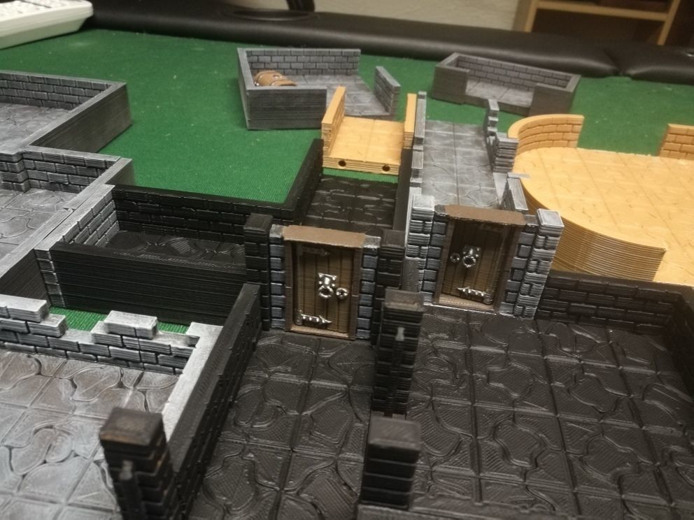 DCRRE dungeon rooms and connectors 3D print model_5
