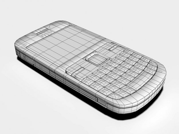 Nokia C3 3D model_8