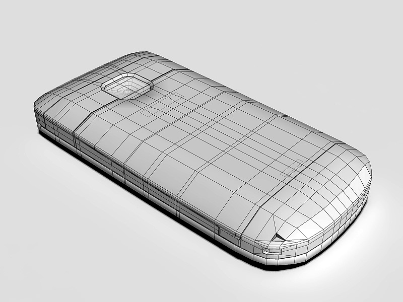 Nokia C3 3D model_9