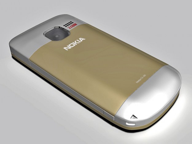 Nokia C3 3D model_5