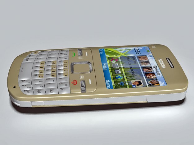Nokia C3 3D model_2