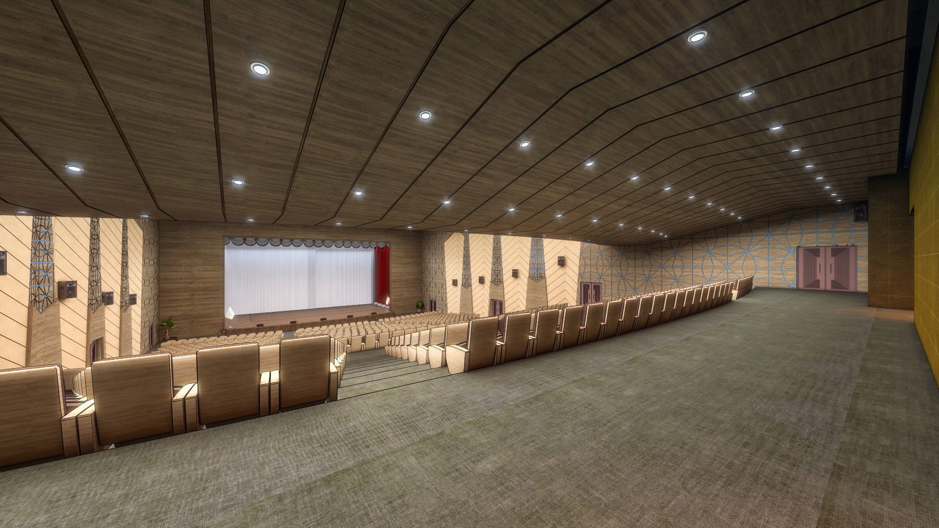 High Detail Conference Center 2 3D model_5