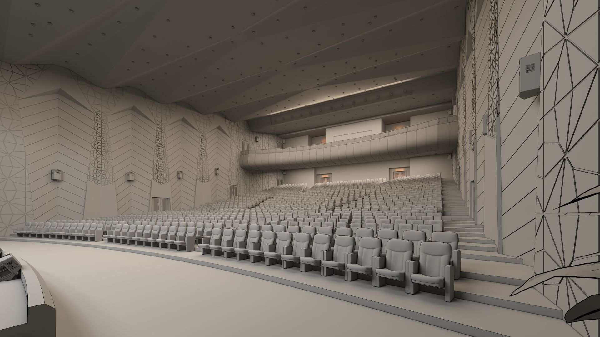 High Detail Conference Center 2 3D model_7