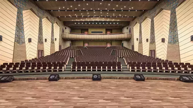 High Detail Conference Center 2 3D model