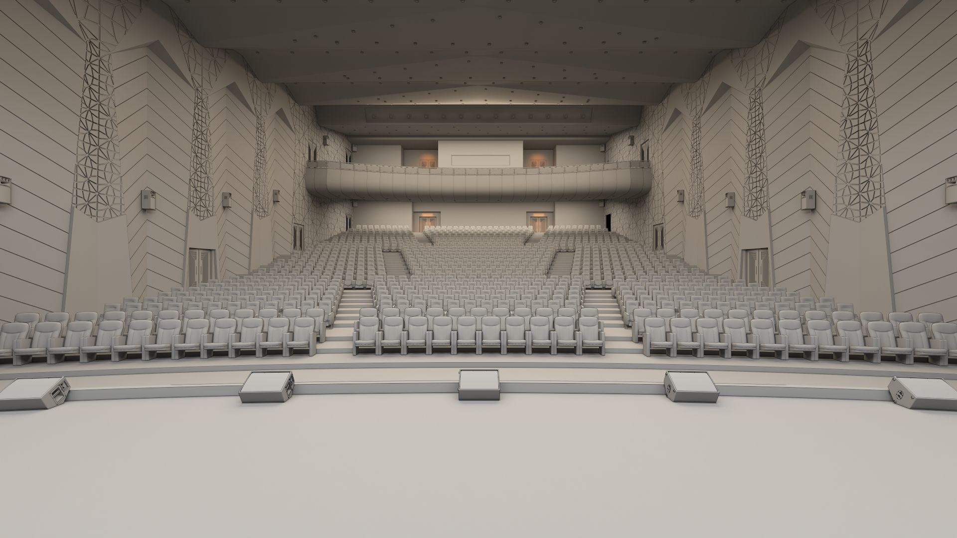 High Detail Conference Center 2 3D model_6