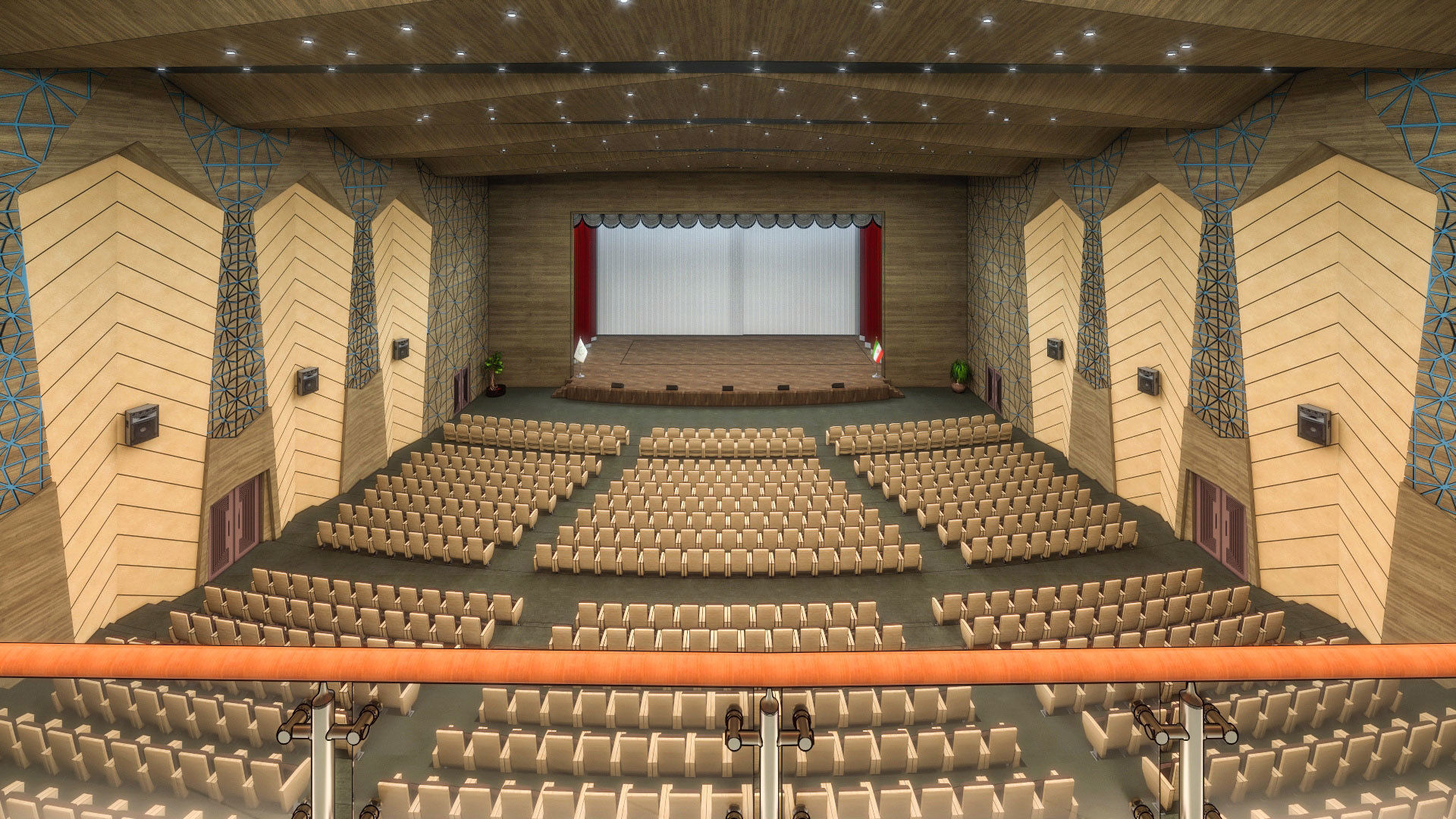 High Detail Conference Center 2 3D model_4