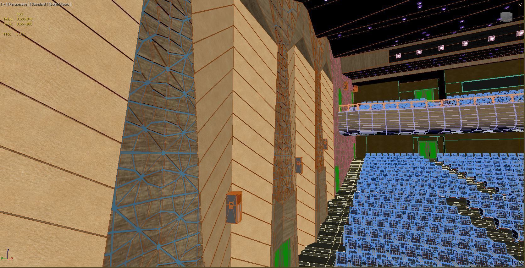 High Detail Conference Center 2 3D model_11