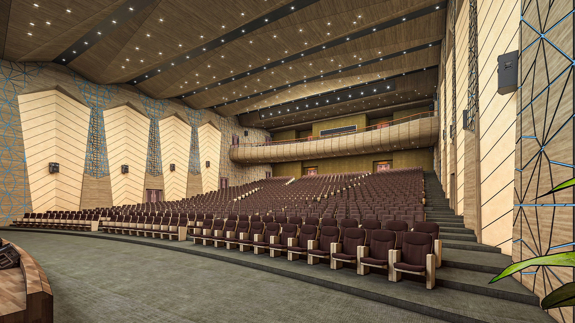 High Detail Conference Center 2 3D model_1