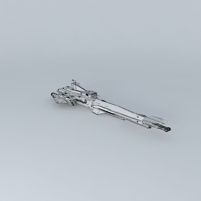 Marauder Class Assault Frigate AF113A  3D model_3