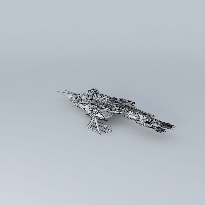 Trident Class Strike Cruiser SC225A-1 3D model_3