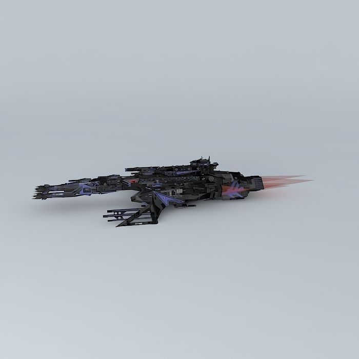 Trident Class Strike Cruiser SC225A-1 3D model_2
