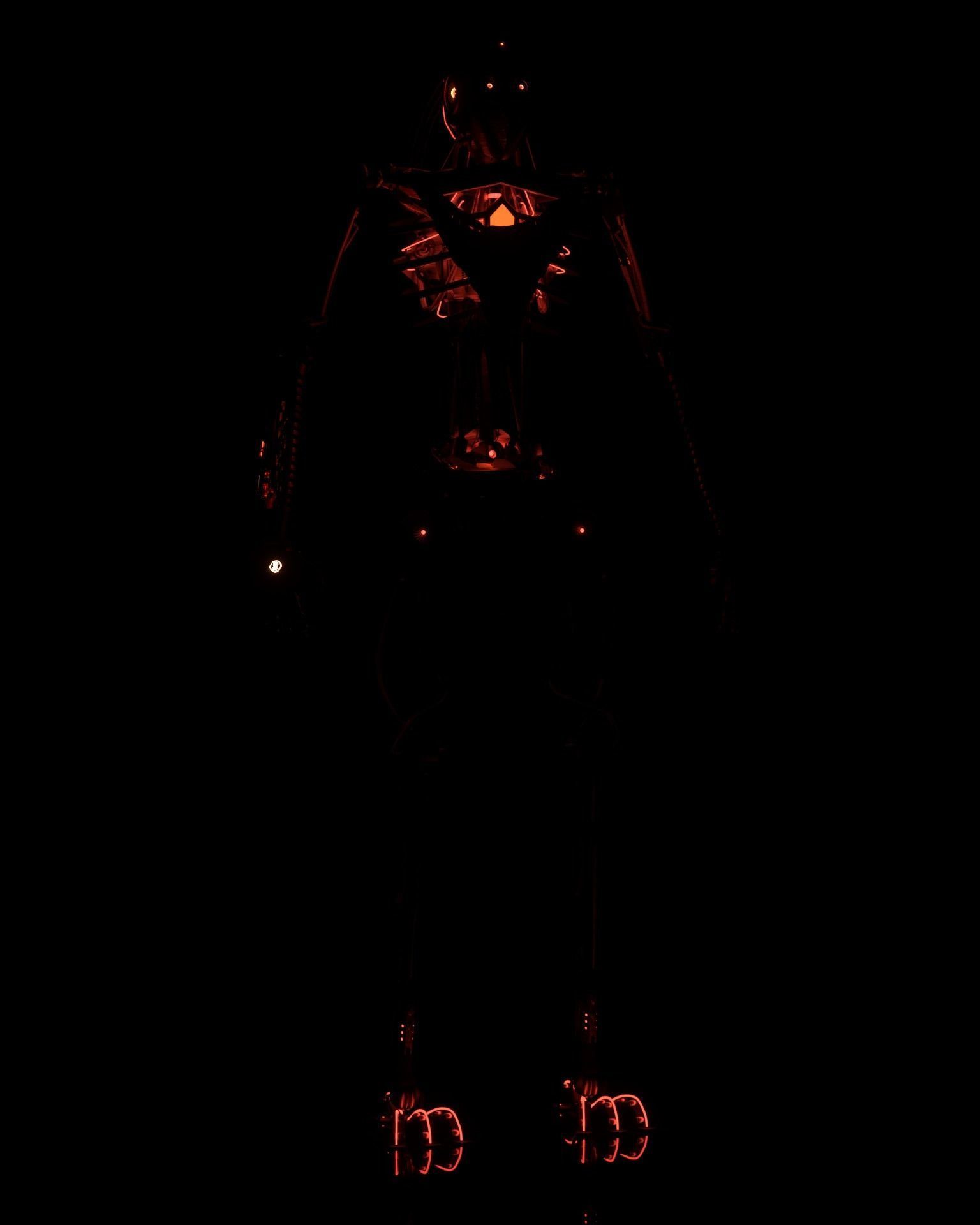 Robot-skeleton Kail Free 3D model_5