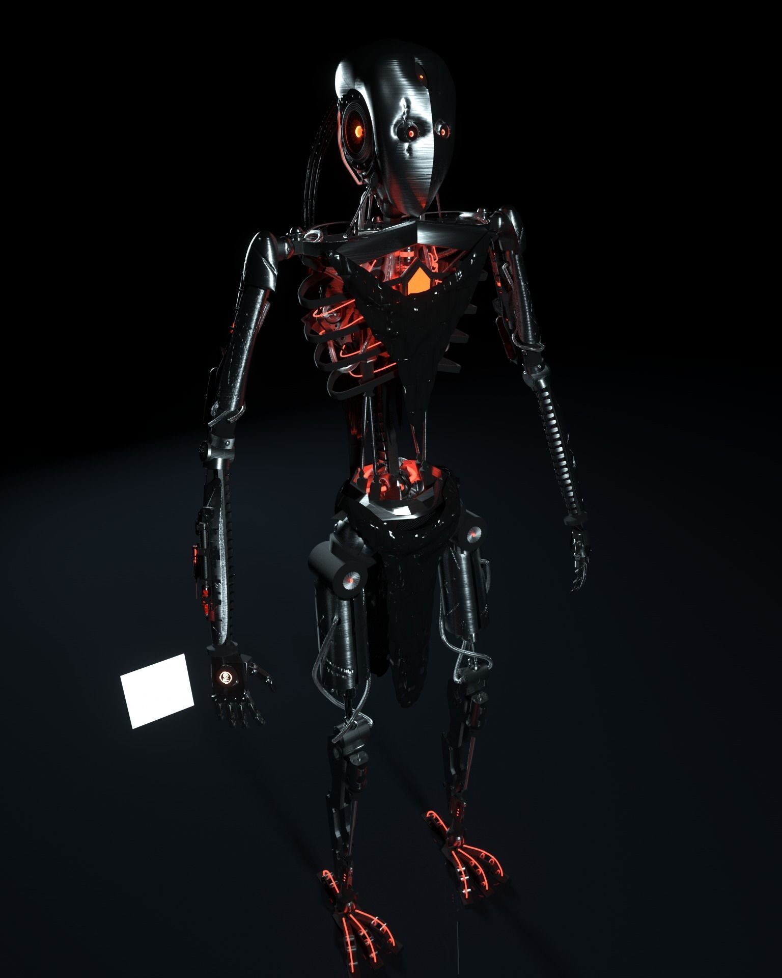 Robot-skeleton Kail Free 3D model_1