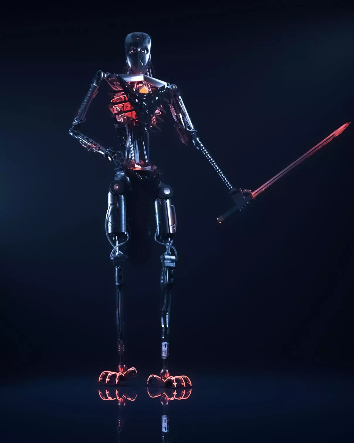 Robot-skeleton Kail Free 3D model_0