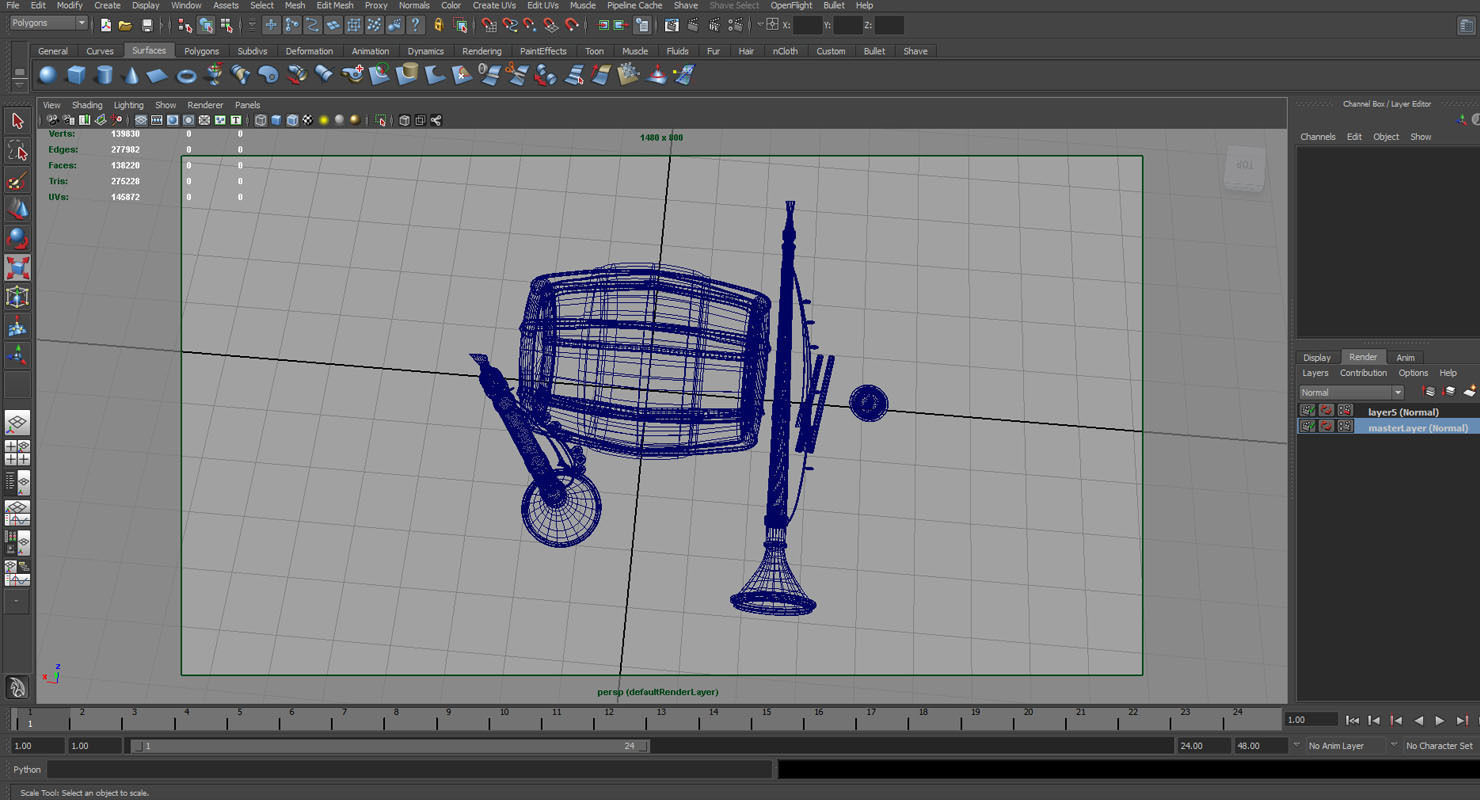 nadaswaram melam music instruments 3d model 3D model_8