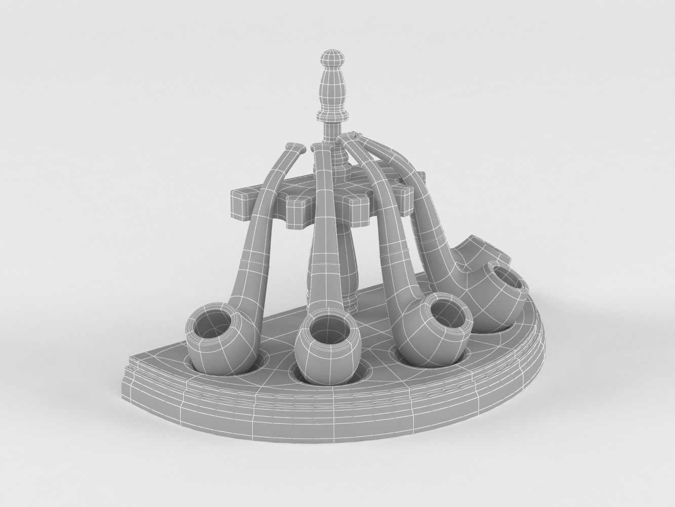 Tobacco Pipe 3D model_11