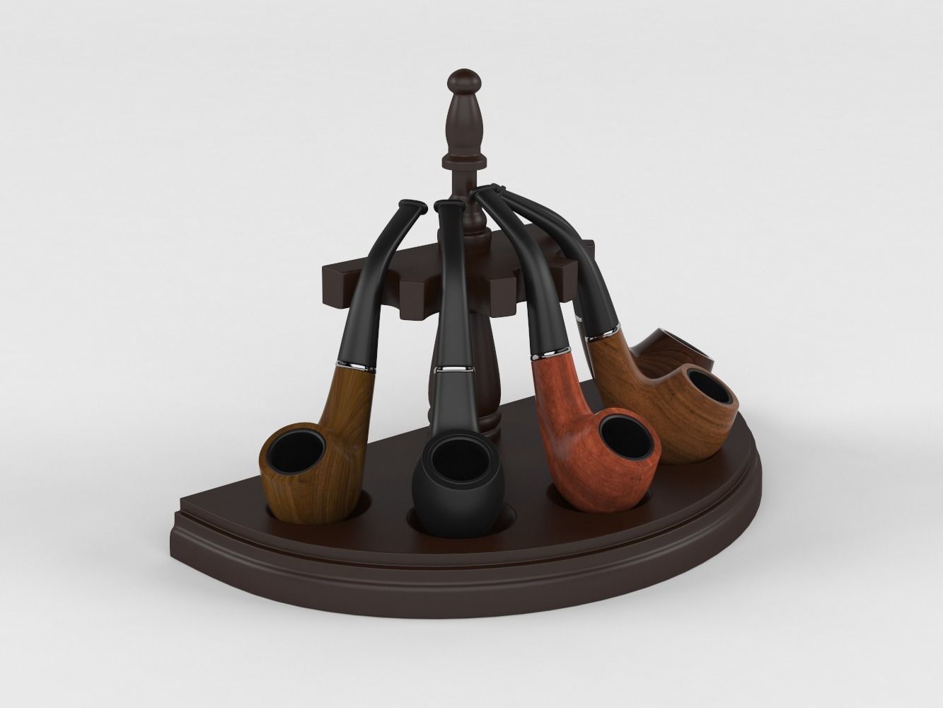 Tobacco Pipe 3D model_2