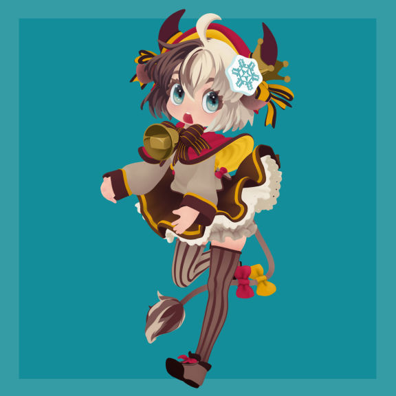 Yukico-tan figure of girl holding milk carton 3D print model_6