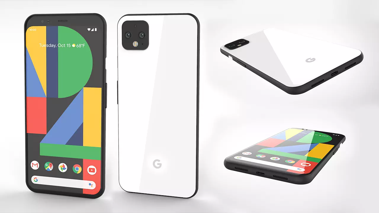 Google Pixel 4 XL 3D model_0