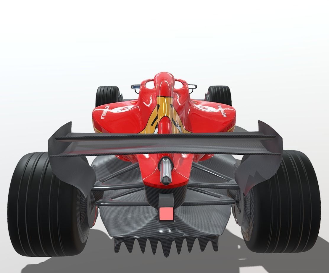 Formula 1 Concept Low-poly 3D model_14