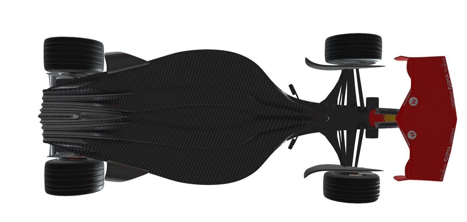 Formula 1 Concept Low-poly 3D model_18