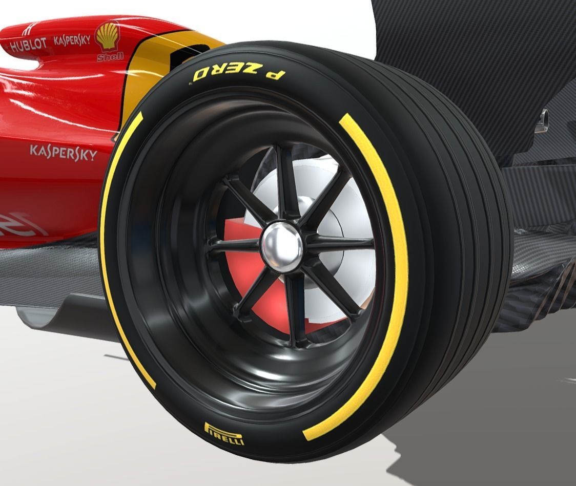 Formula 1 Concept Low-poly 3D model_1
