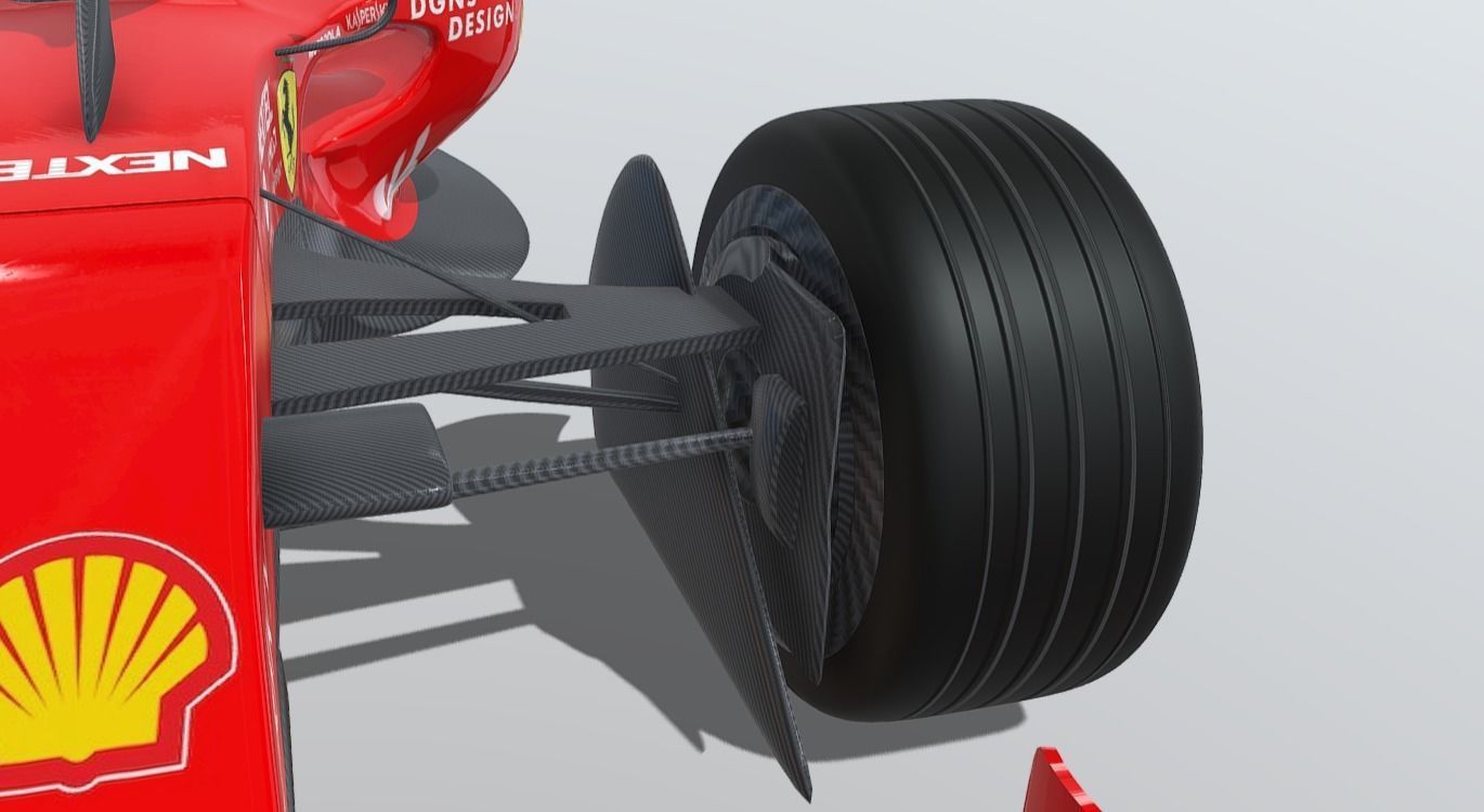 Formula 1 Concept Low-poly 3D model_17