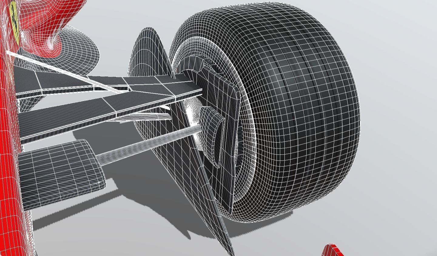 Formula 1 Concept Low-poly 3D model_7