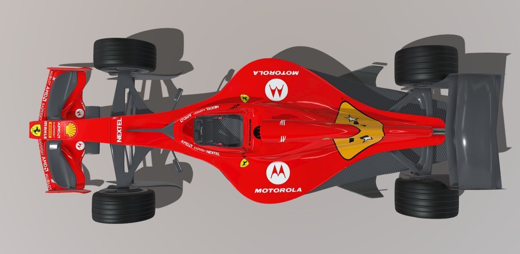 Formula 1 Concept Low-poly 3D model_16