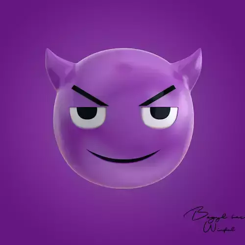 Emoji Evil Demon 3D model Emoji Evil Demon 3D model