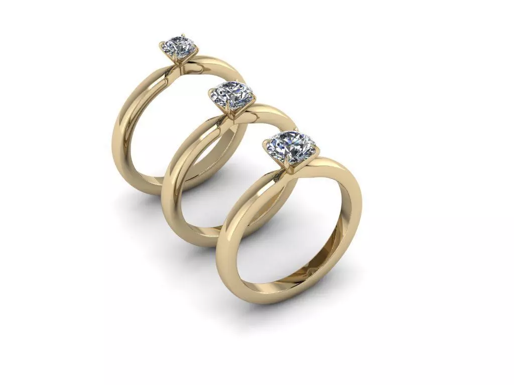 Jewelry Rings NINE RINGS 002 3D print model