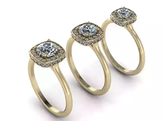 Jewelry Rings NINE RINGS 009 3D print model