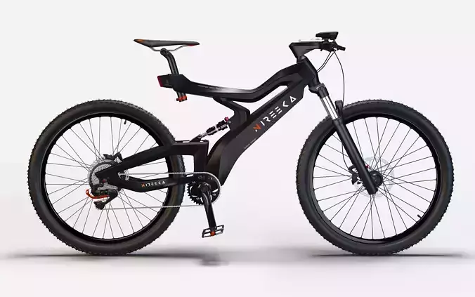 Electric bike 3D model 3D model