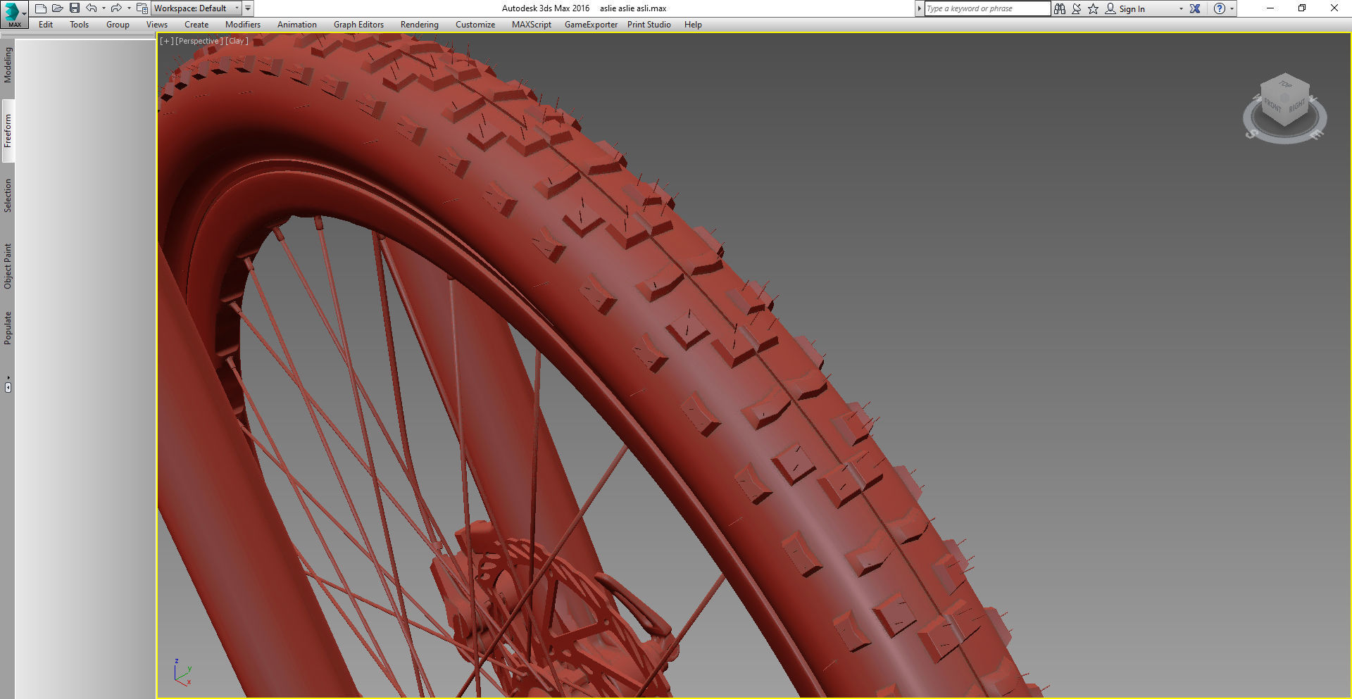 Electric bike 3D model 3D model_23