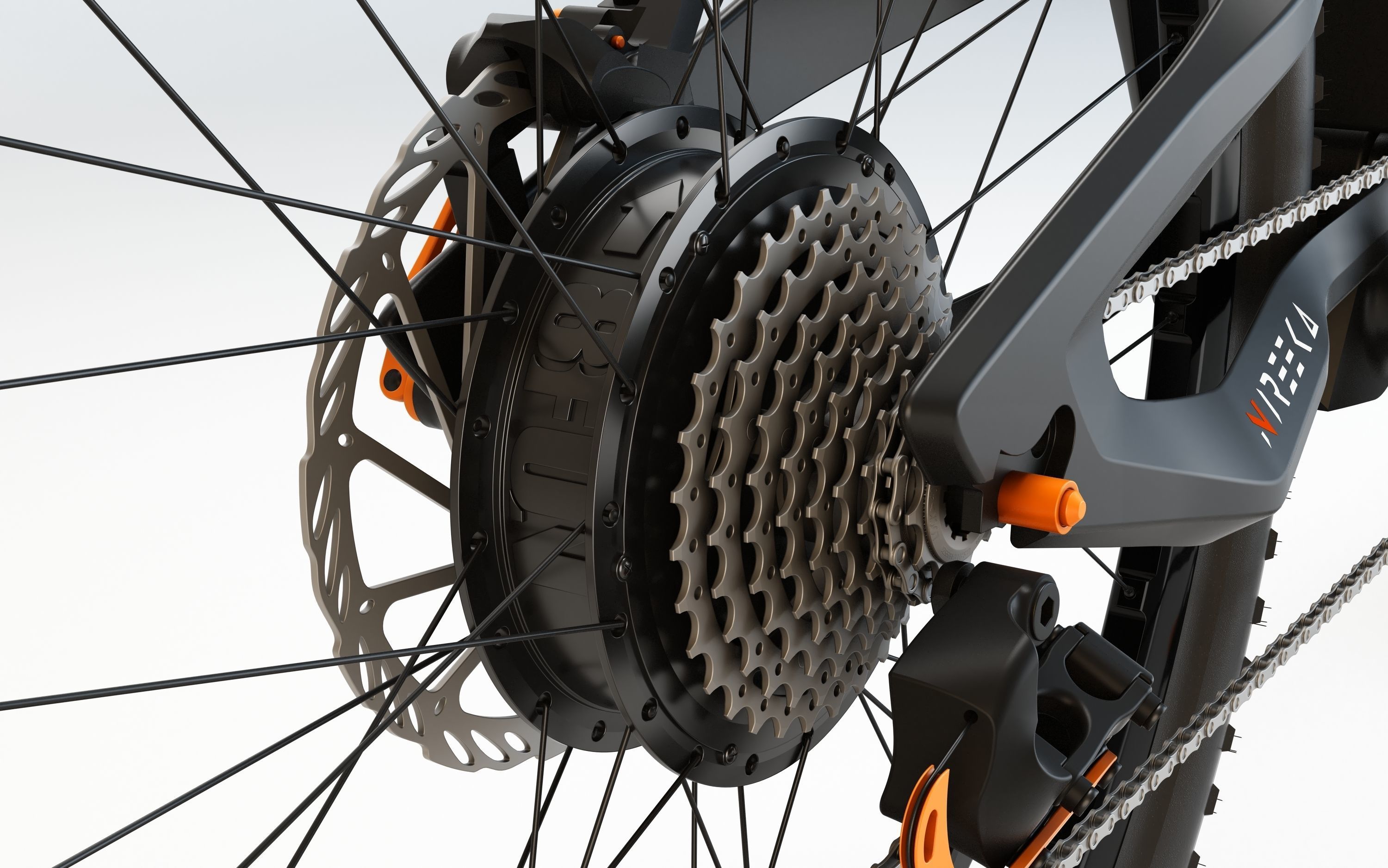 Electric bike 3D model 3D model_10