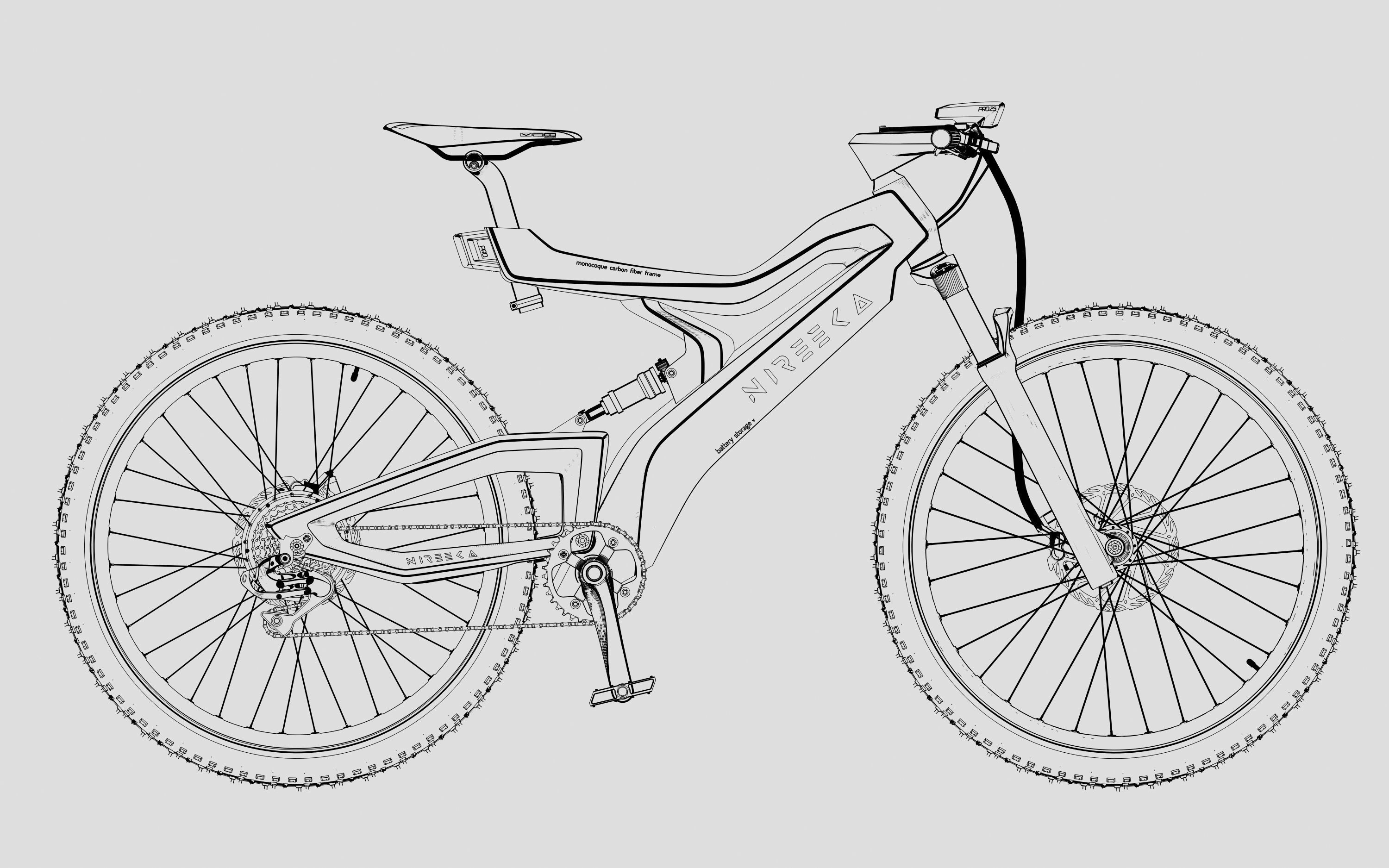 Electric bike 3D model 3D model_11