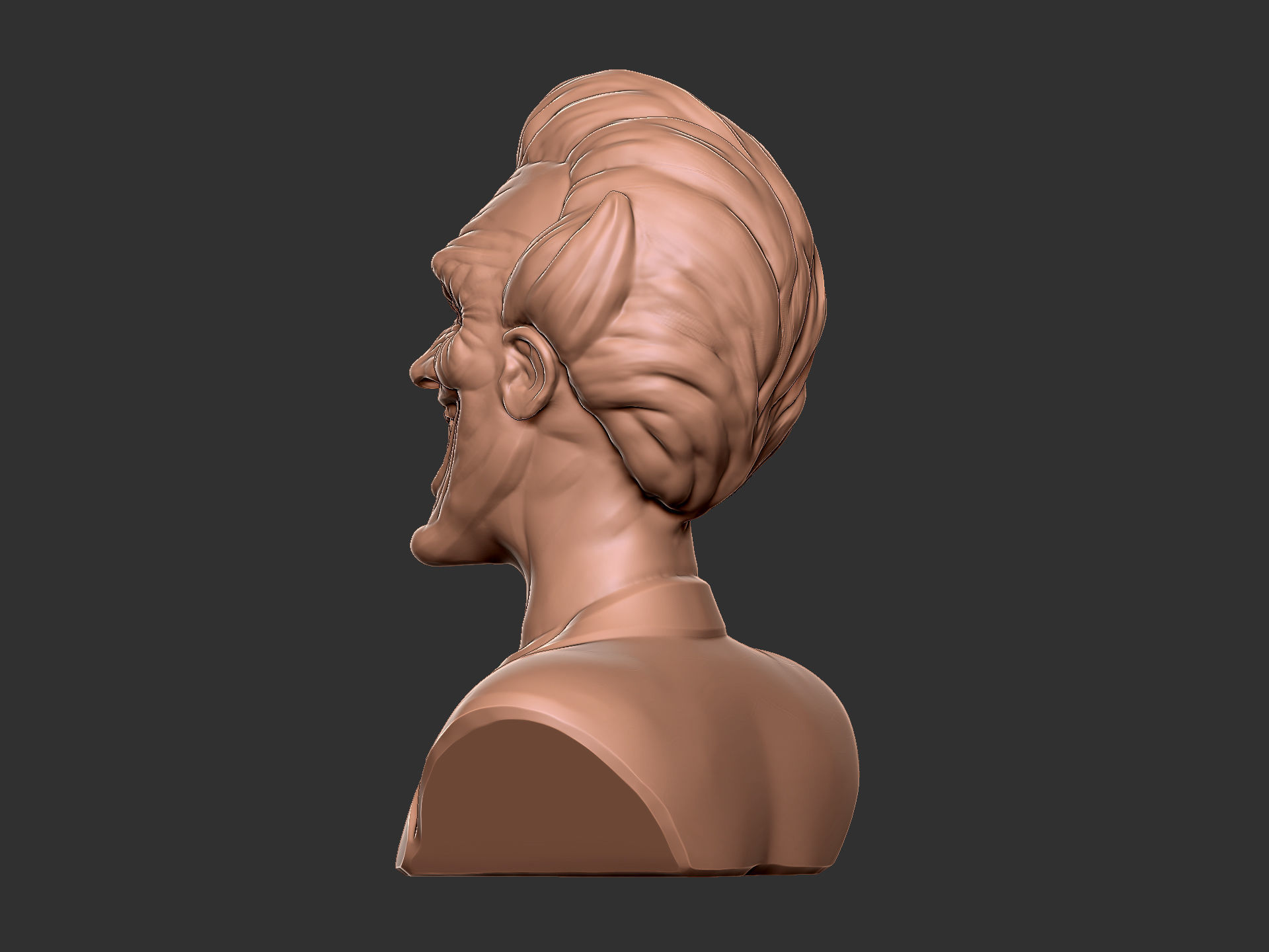 Character - Joker Bust Head Fan Art 3D print model_5
